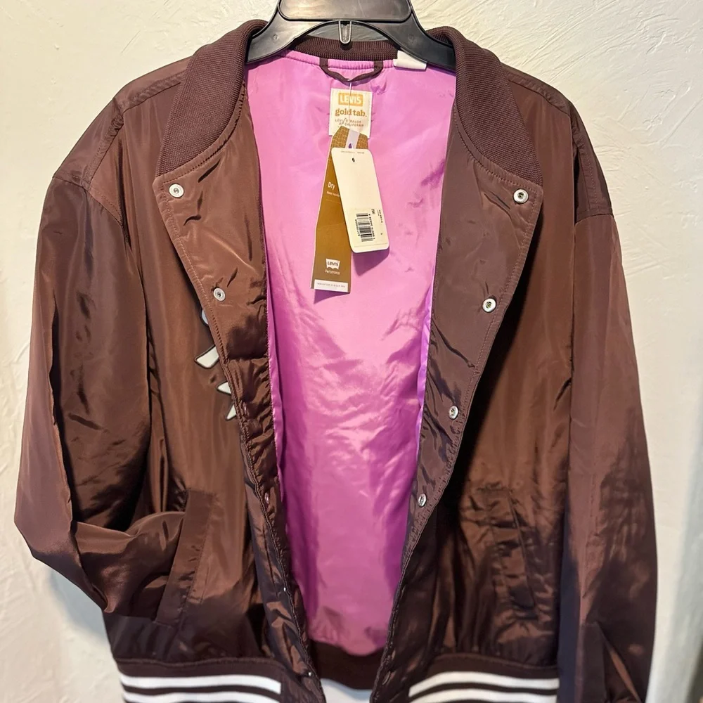 Levi's Brown Varsity Jacket - Picture 2 of 3